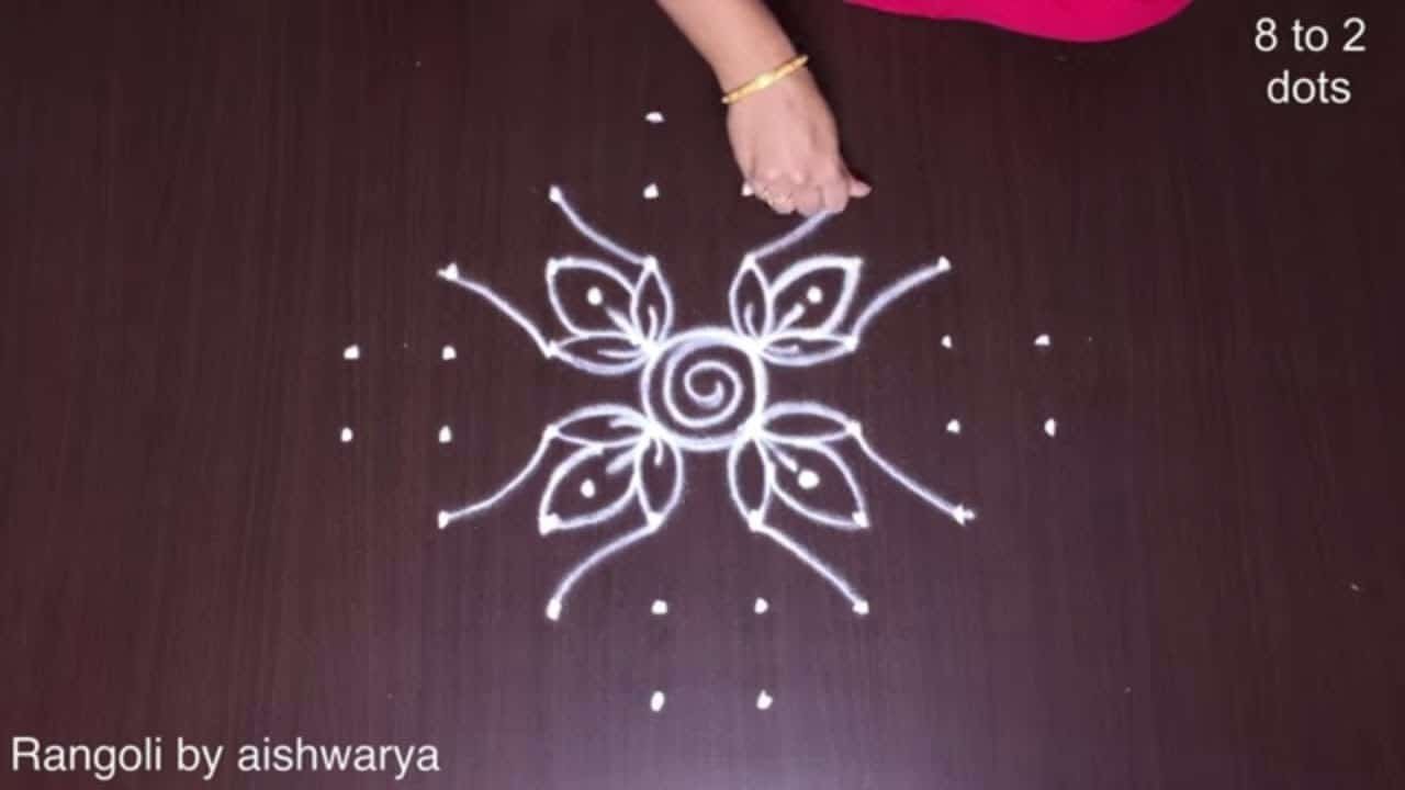 How to Draw Easy Rangoli