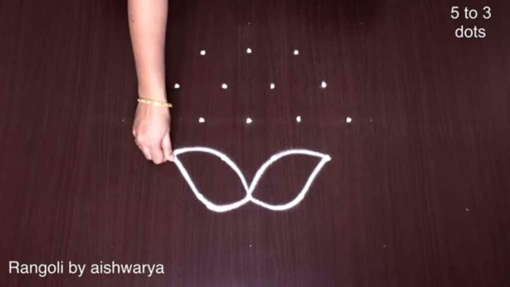 rose rangoli