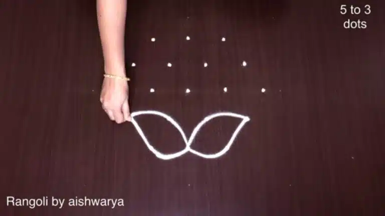 rose rangoli