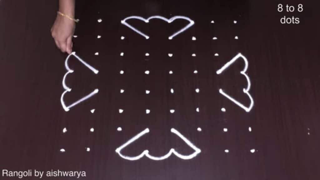simple kolam design