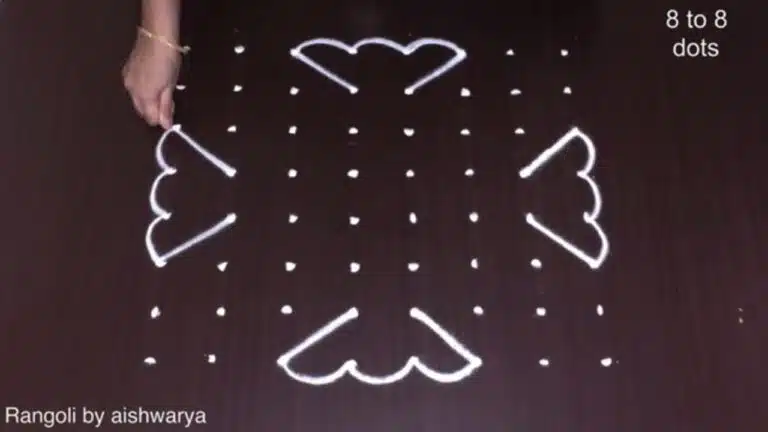 simple kolam design