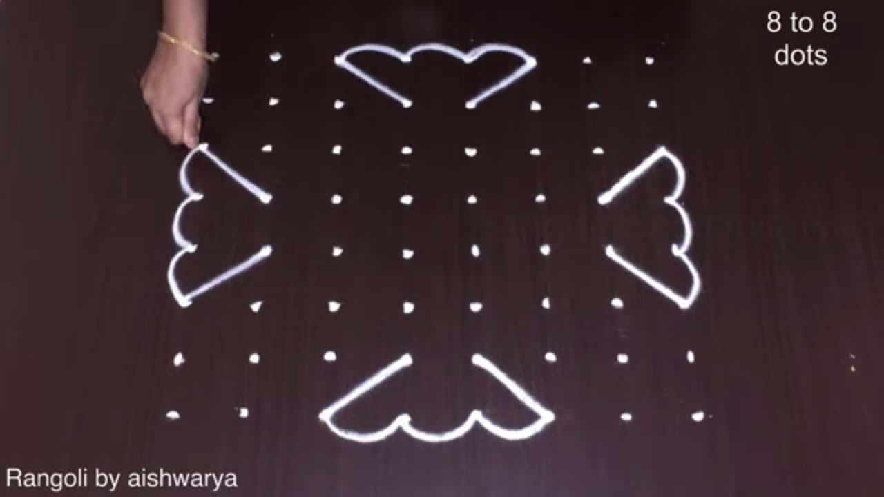 How to Draw Simple Kolam