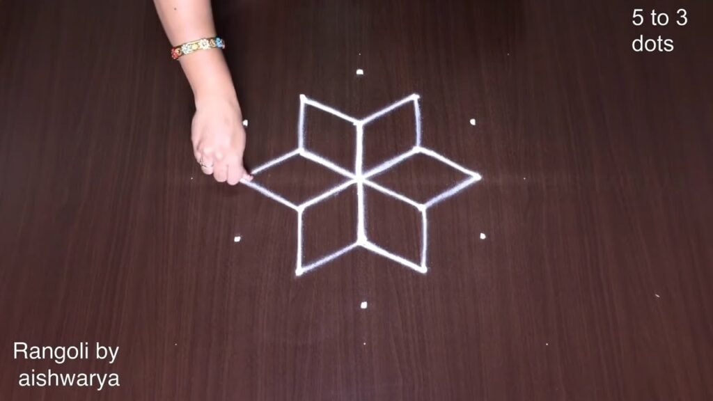 5 dots kolam