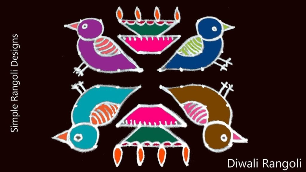 easy kolam design