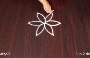 How to Make a Kolam with 3 dots