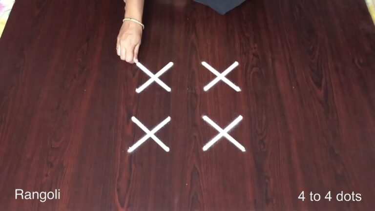 how to make rangoli