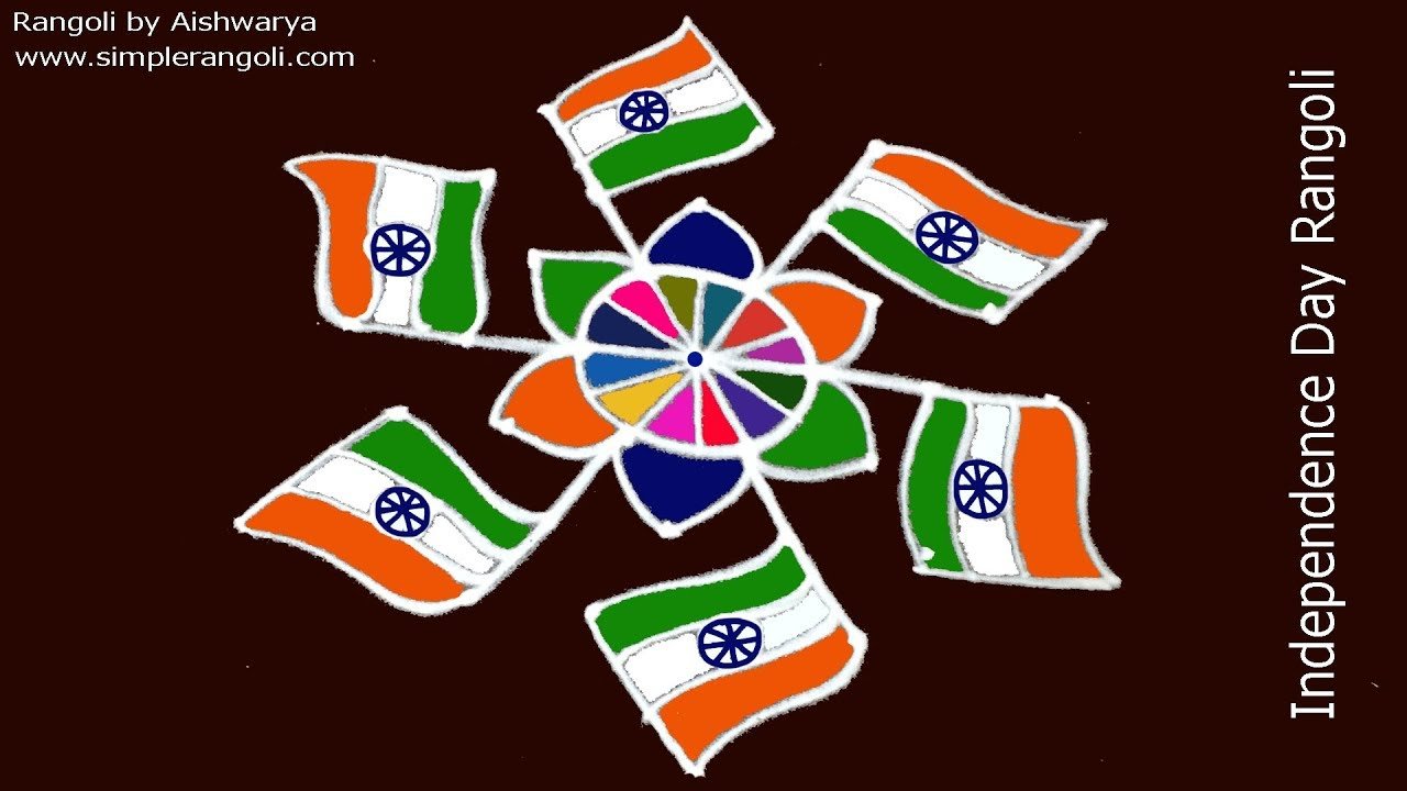 Independence Day Rangoli Designs