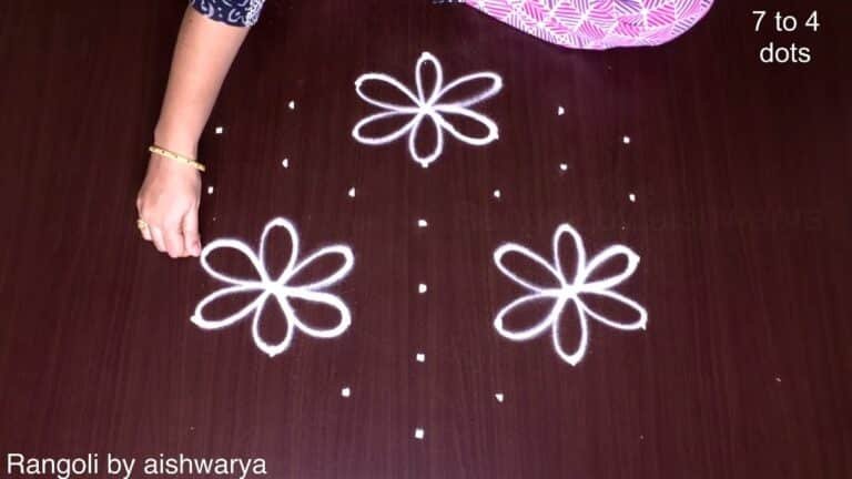 Indian rangoli