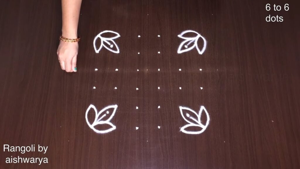 easy rangoli design