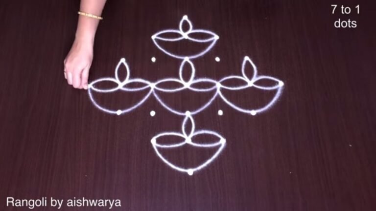 Karathika Masam Diya Muggulu