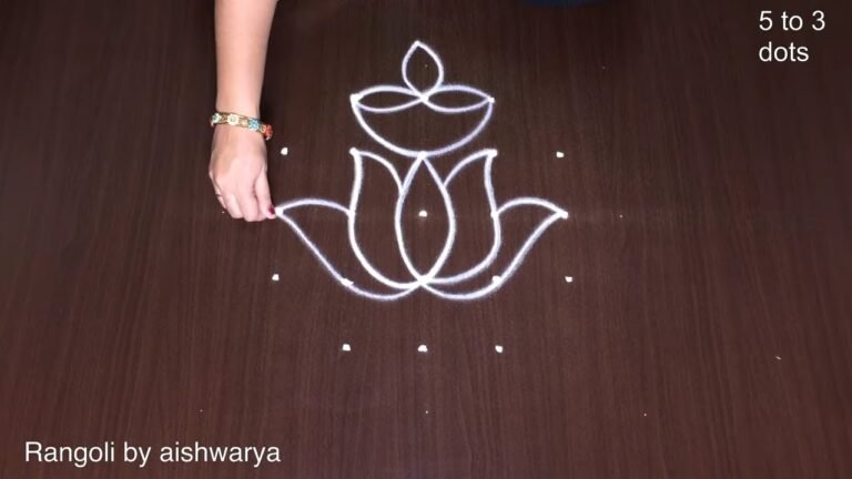 Karthika Somavaram rangoli