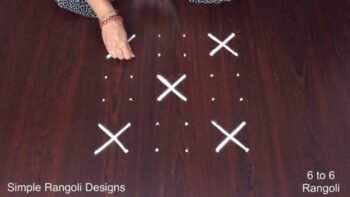 Karthigai Deepam Pulli Karthika Kolam Rangoli