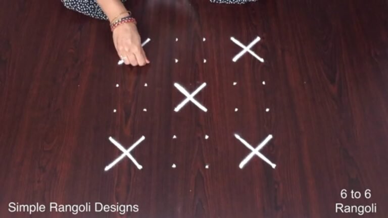 Karthigai Deepam pulli kolam