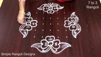 Karthigai Rangoli Kolam 7