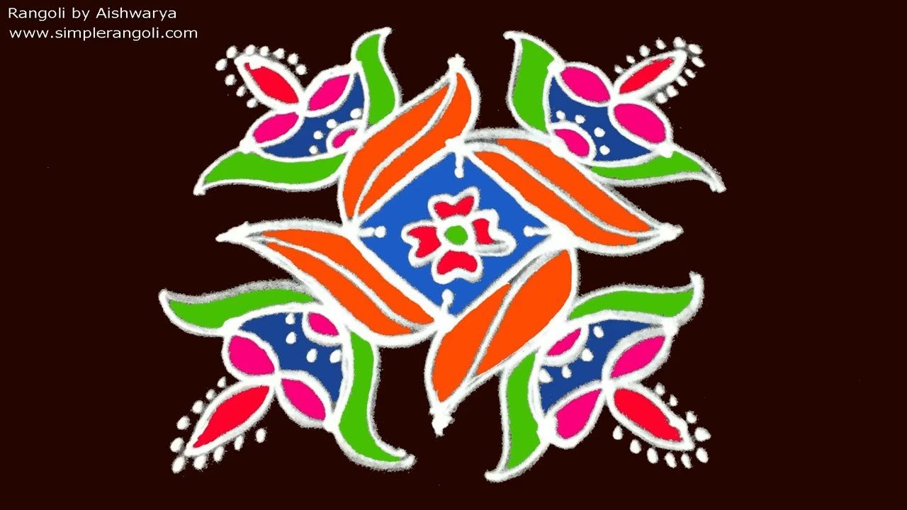 Karthika Masam Deepam Rangoli