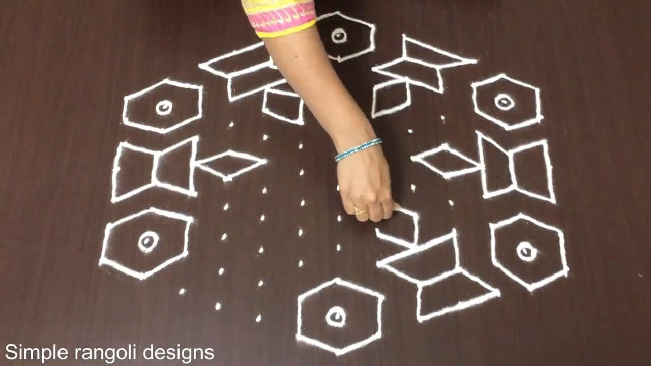 Karthika Masam Diya Muggulu