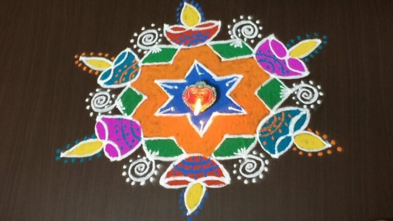 8 dots Karthika muggulu