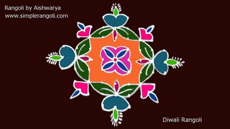 Karthika Masam diya rangoli