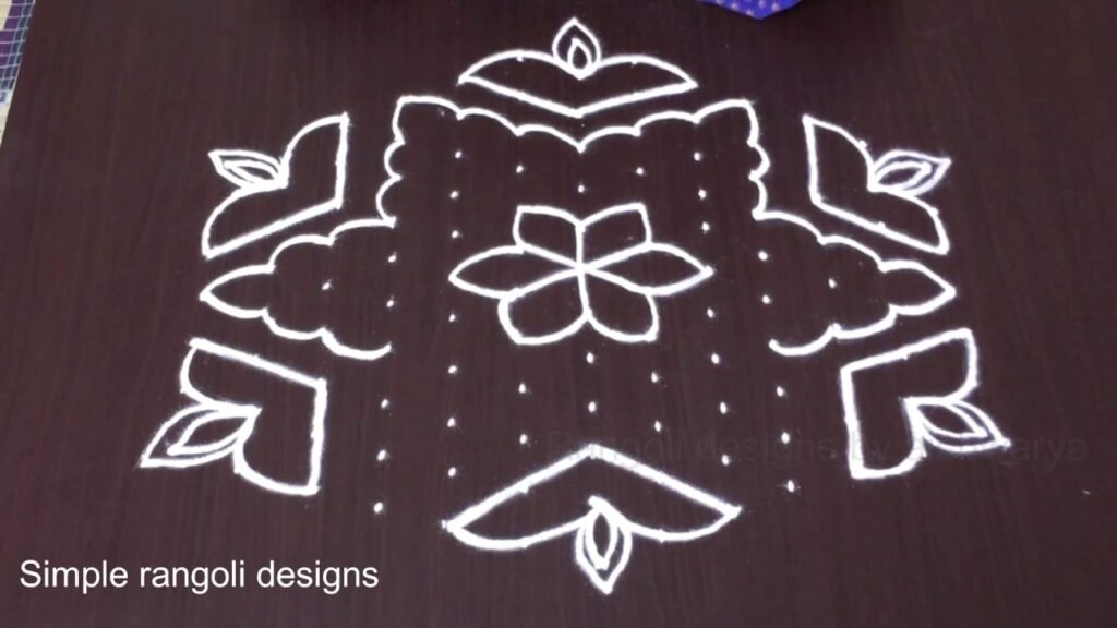 13×7 dots Karthika Somavaram rangoli
