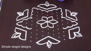 Karthika Somavaram Rangoli 13×7