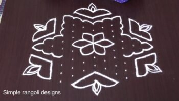 Karthika Somavaram Rangoli 13×7