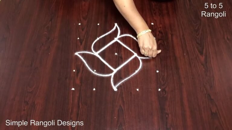 Karthika Masam deepam rangoli
