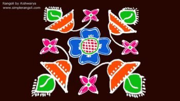 Karthikamasam Special 8×8 Kolam