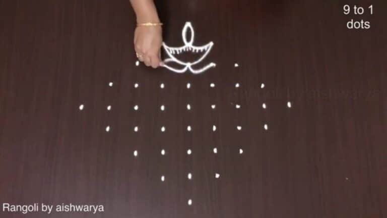 Karthikamsam Friday padi kolam