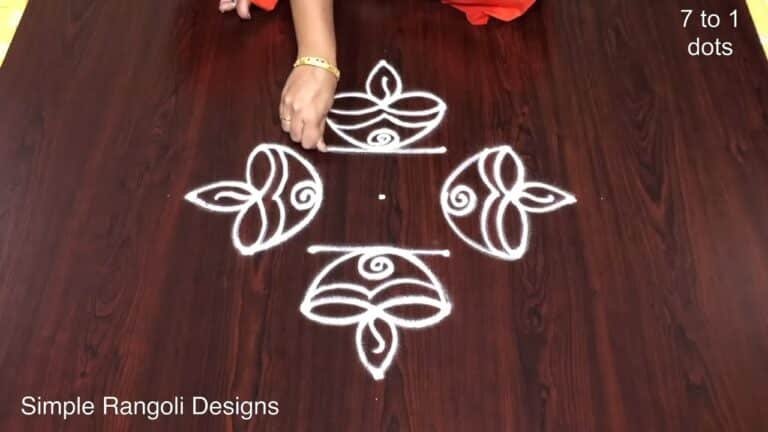 Kartika Masa rangoli