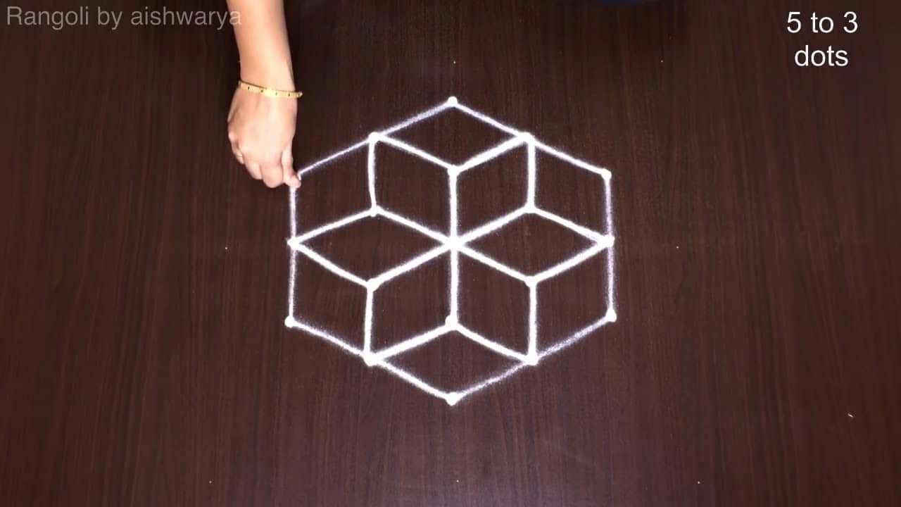 Kolam Beautiful Small Muggu