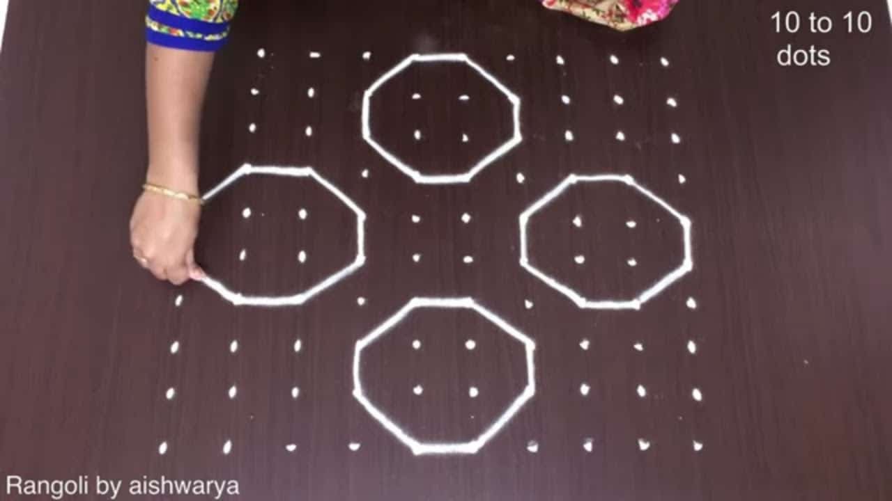 Kolam Designs for Deepawali