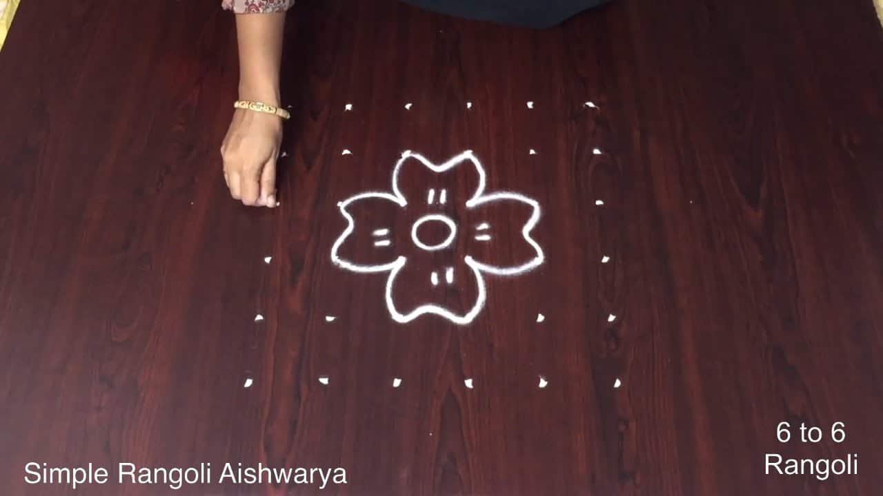 Kolam Diwali Easy Simple Aishwarya Designs