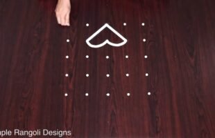 Kolam for Beginners Step by Step