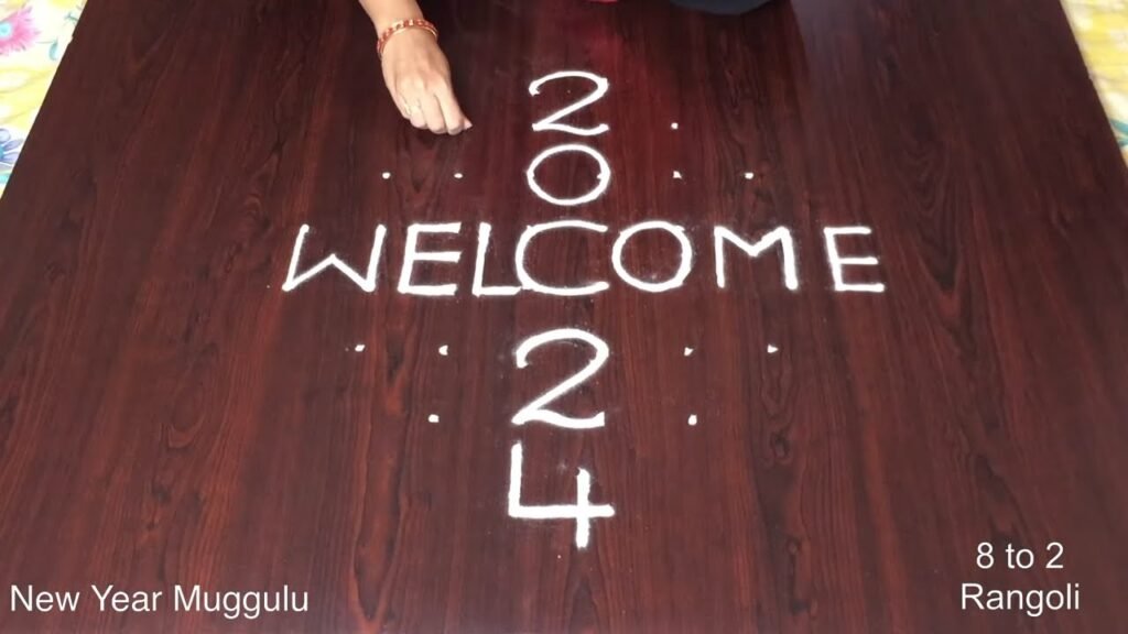 New Year kolam