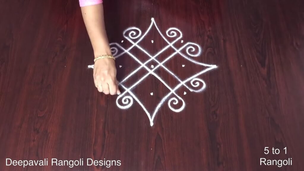 pooja room kolam
