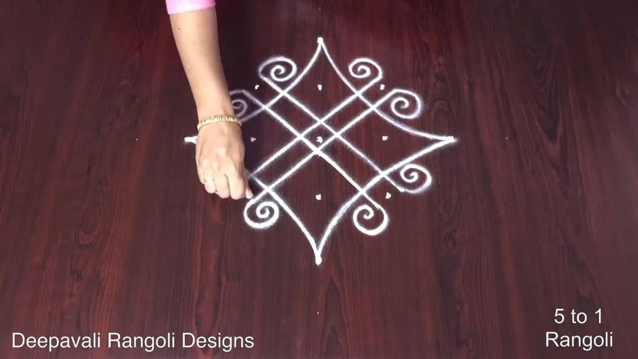 Kolam for Pooja Room