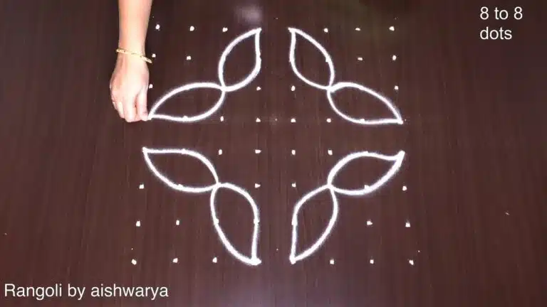 pooja room kolam
