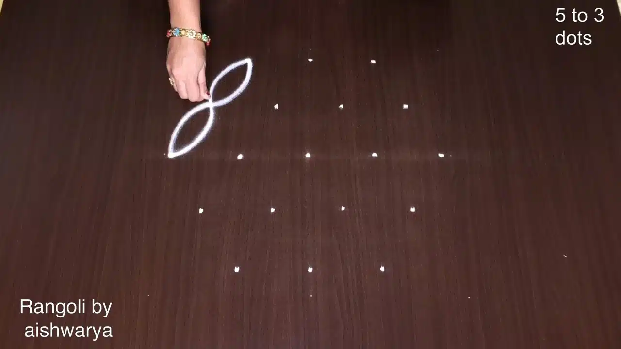 5-to-3 dot kolam