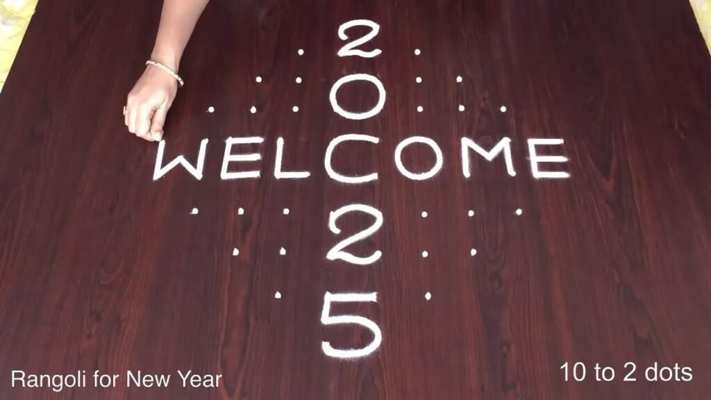 kolam with 10 dots