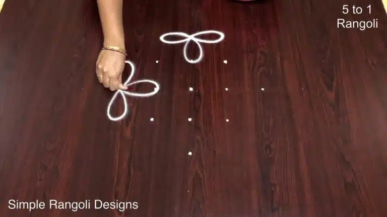 5-to-1 dot kolam