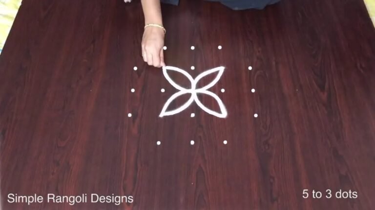 5-to-3 dot kolam