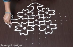 Kolam With Dots Simple 12 to 2