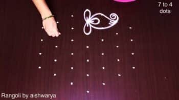 Kolangal Kolam Rangoli 7 by 4