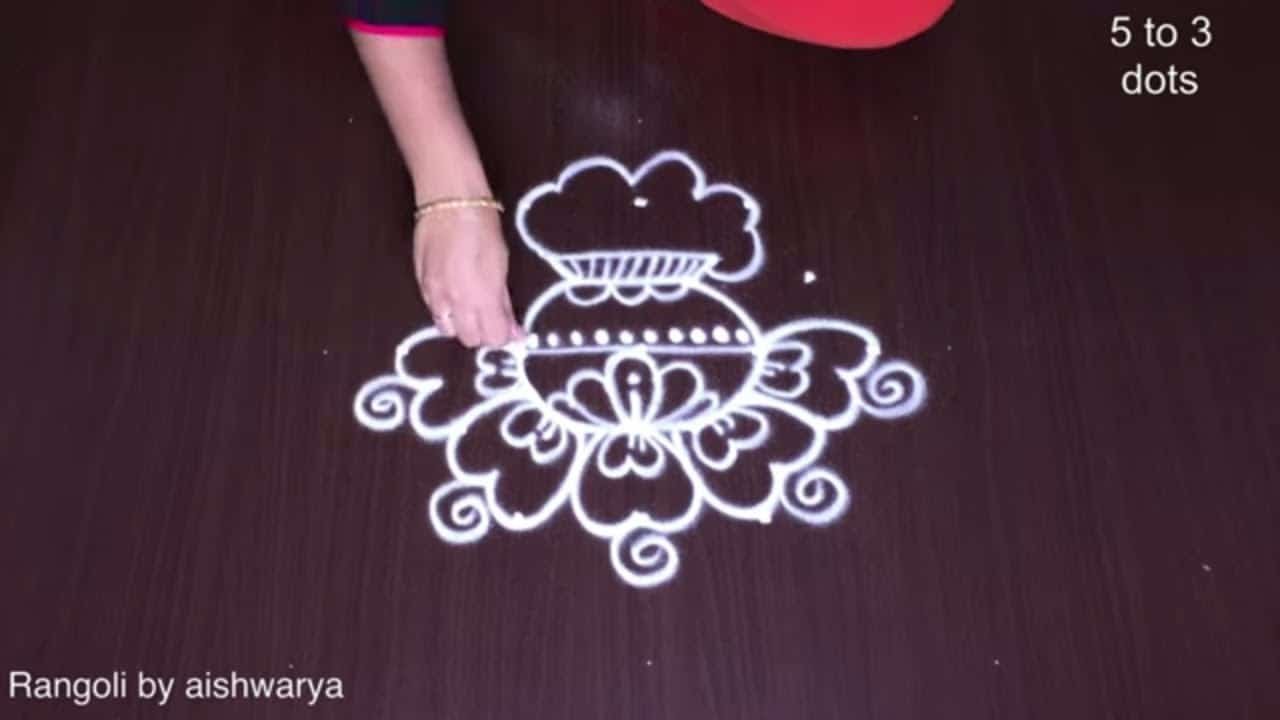 Kundala Muggulu Kolam