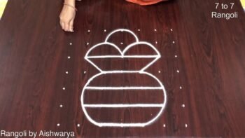 Kundala Muggulu With Dots