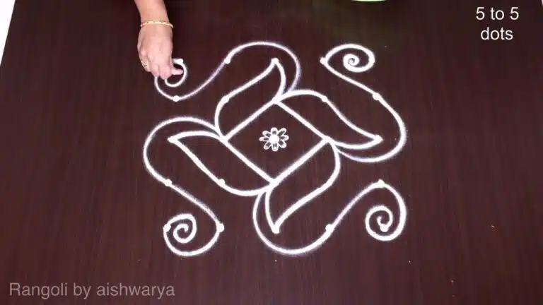 Tamil pulli kolam