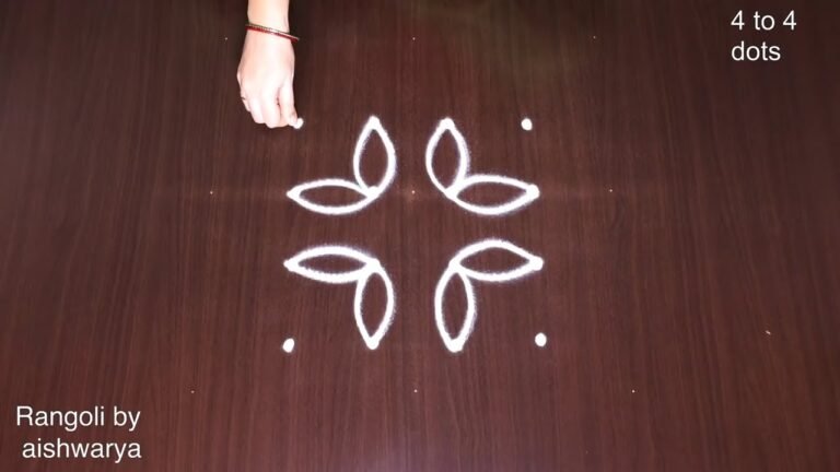 flower kolam