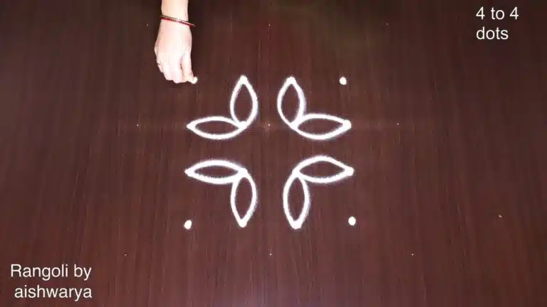flower kolam