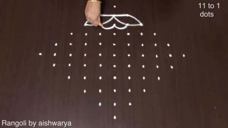 11-to-1 dot kolam