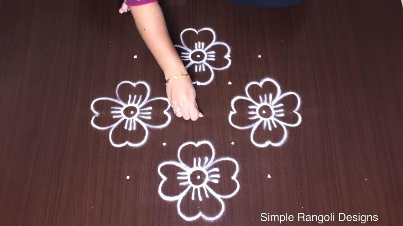 Latest 5 Dots Chukkala Muggulu